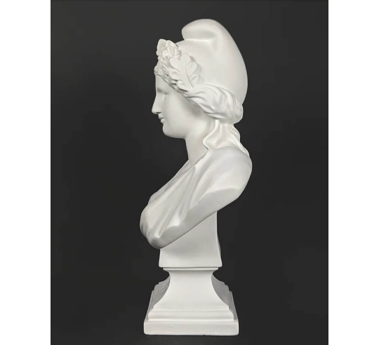 Busto de Marianne, alegoría de la República...