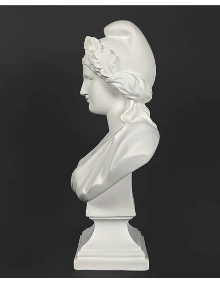 Buste de Marianne, allégorie de la République française d'après Jean-Guillaume Bernard Vauquelin.