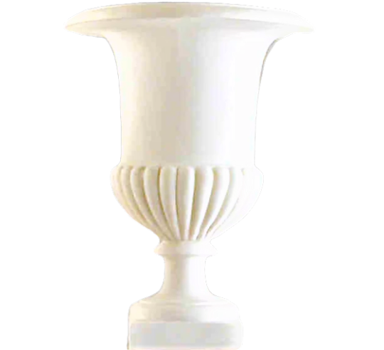 Medici vase with gadroon decoration