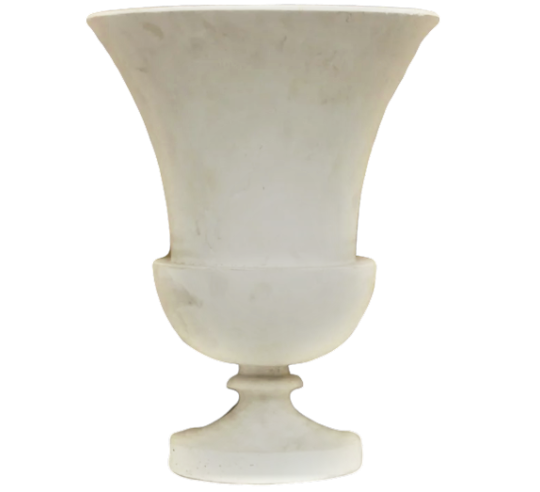 Large modern decorative vase without frieze