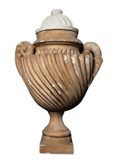 Vase Vissot avec anses et couvercle, grand modèle
