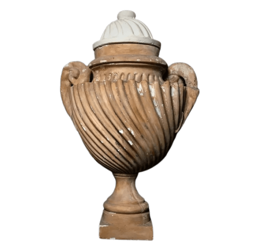 Vissot Vase with handles and cover, large model