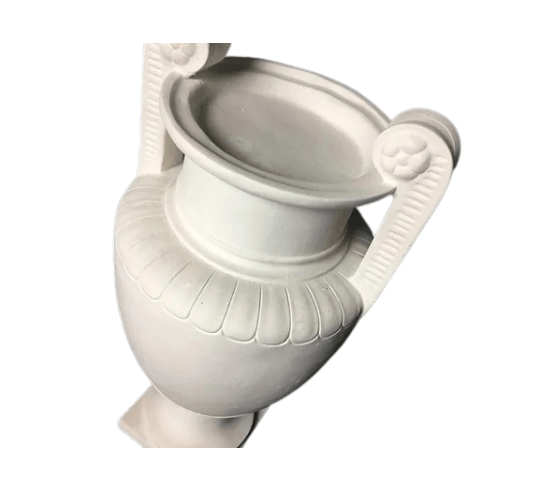 Ánfora, antiguo jarrón griego con asas sin friso