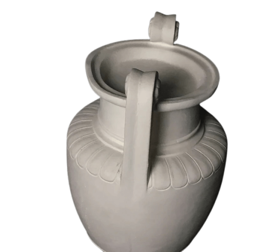 Ánfora, antiguo jarrón griego con asas sin friso