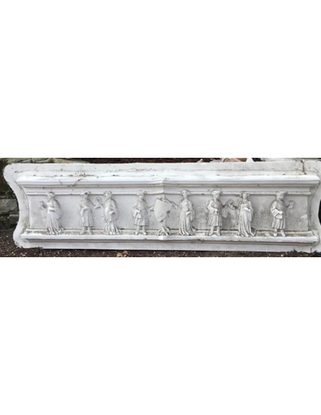 Manteau de Cheminée à dix personnages du Mans, musée du Moyen-Âge de Cluny.