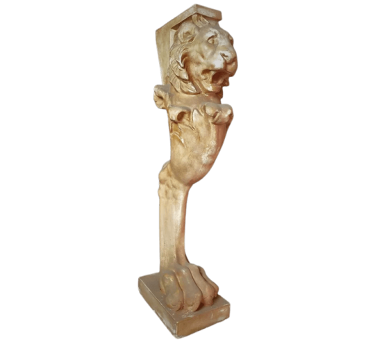 Table or console leg with lion claws