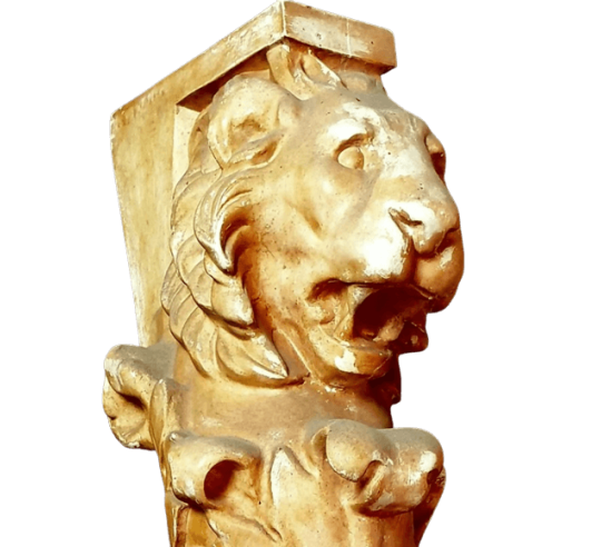 Table or console leg with lion claws