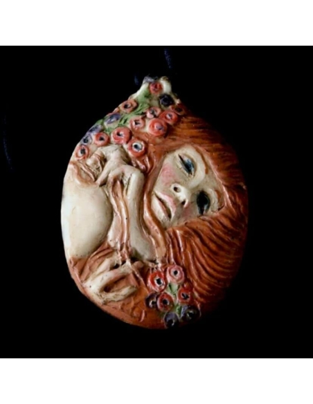 Medallion the Water Snakes II after Gustav Klimt.