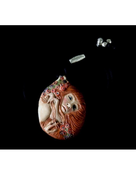 Medallion the Water Snakes II after Gustav Klimt.