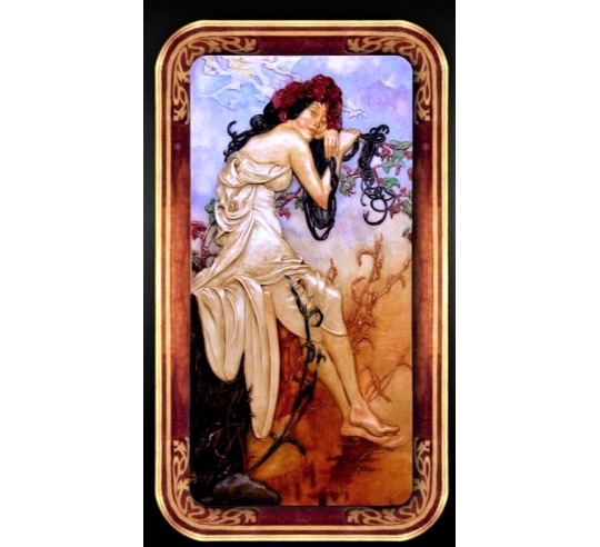 Relief painting The Four Seasons, Summer after...