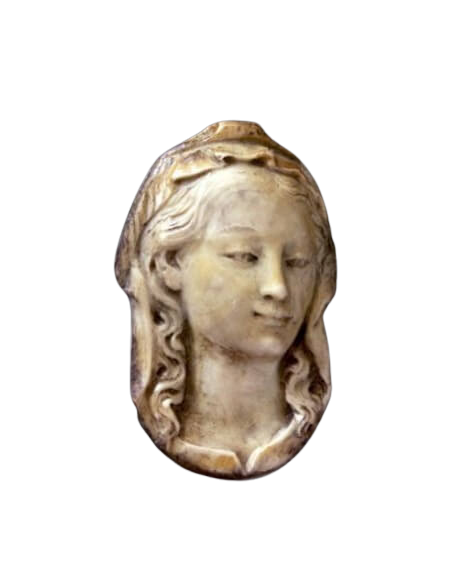 Medallion face of the Sistine Madonna after Raphael.