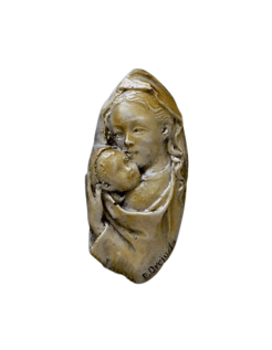 Médaillon de la Madone Sixtine avec l'enfant Jésus...
