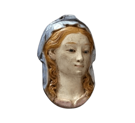 Medallion face of the Sistine Madonna after Raphael.