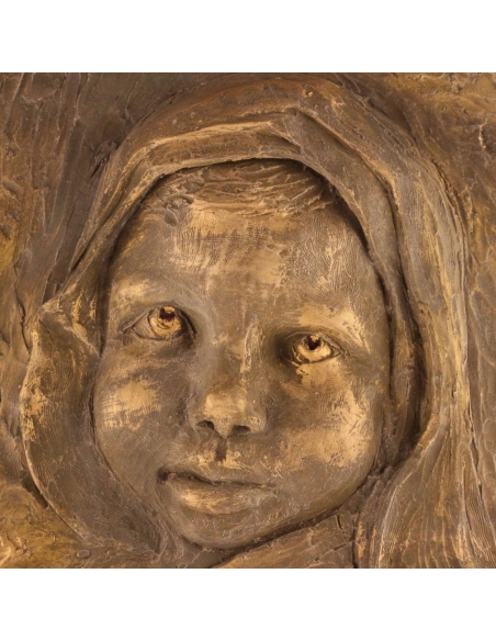 Bas relief "pensée d'enfant"