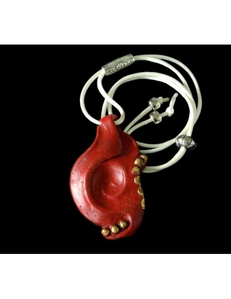 Red medallion caspian sea, asian and oriental horizon.