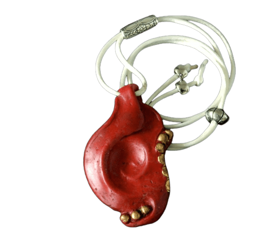 Red medallion caspian sea, asian and oriental...