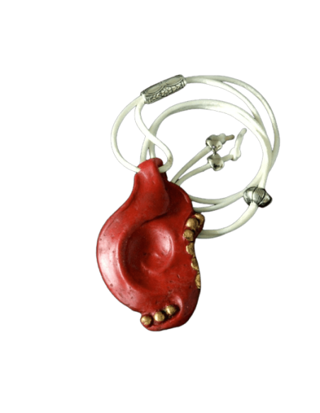 Red medallion caspian sea, asian and oriental horizon.