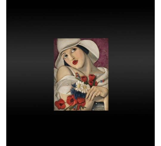 Tableau en relief Au milieu de l'été inspiré de...