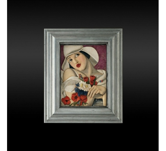 Tableau en relief Au milieu de l'été inspiré de...