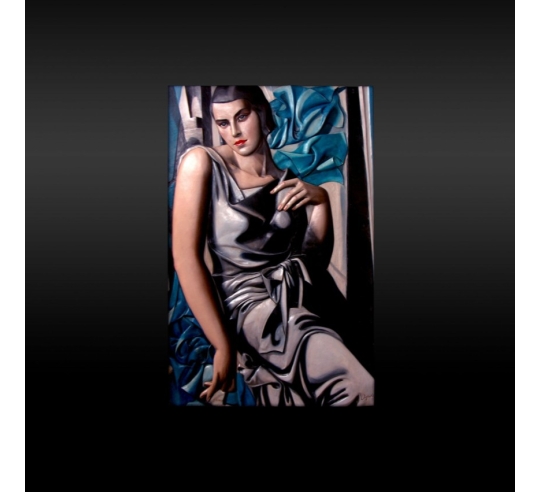 Relief painting "Portrait of Madame M" inspired...