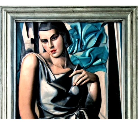 Relief painting "Portrait of Madame M" inspired...