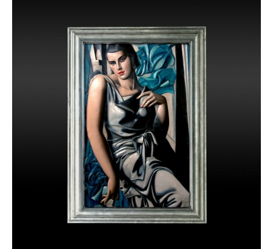 Relief painting "Portrait of Madame M" inspired...