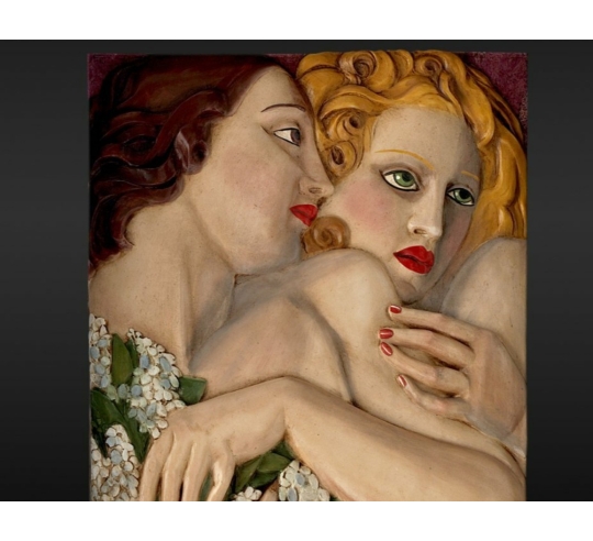 Tableau en relief le Printemps inspiré de...