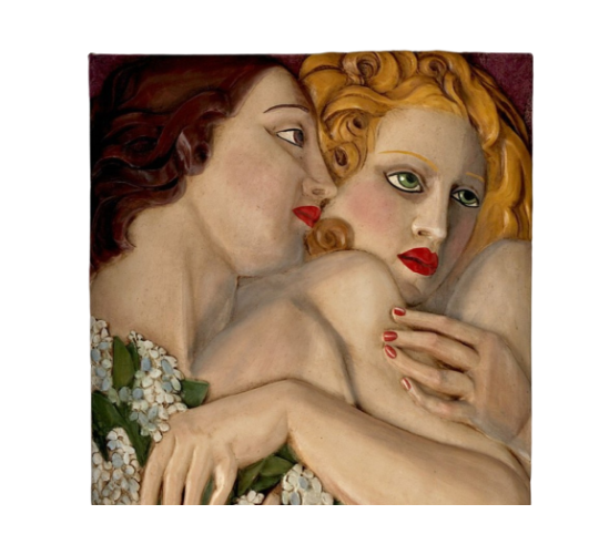 Tableau en relief le Printemps inspiré de...