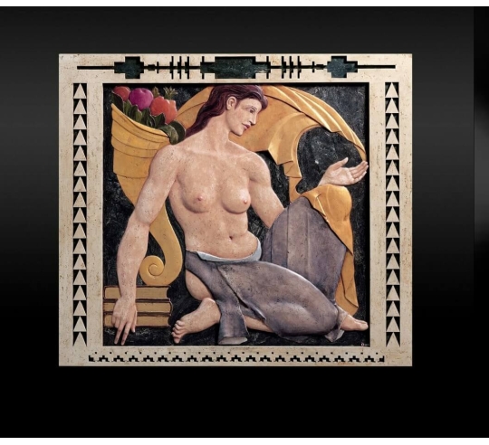 Tableau en relief l'Abondance inspiré de...