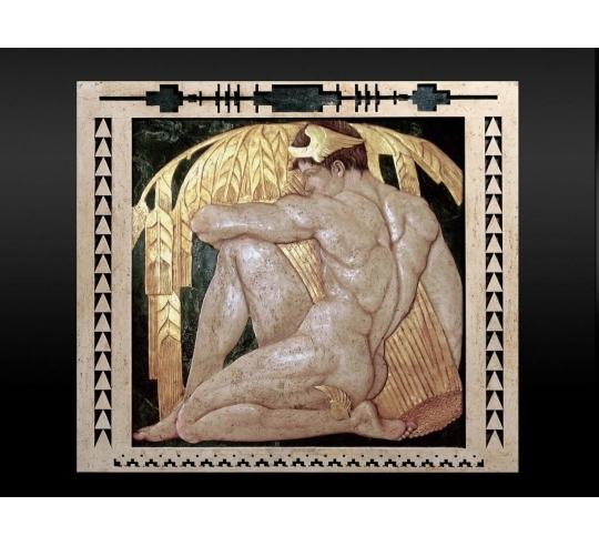 Tableau en relief Mercure, messager des  dieux...