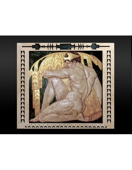 Tableau en relief Mercure, messager des  dieux inspiré de l'oeuvre de John de Cesare.