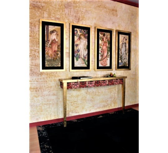 Tableau en relief les Fleurs, l'Iris d'après...