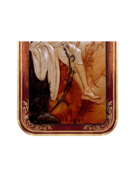 Relief painting The Four Seasons, Summer after the work of Alphons Mucha.