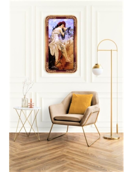 Tableau en relief Les Quatre Saisons, Été d'après l'oeuvre d'Alphons Mucha.