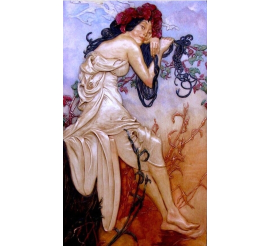 Tableau en relief Les Quatre Saisons, Été...