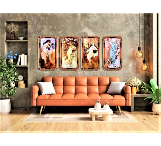 Tableau en relief Les Quatre Saisons, Été...