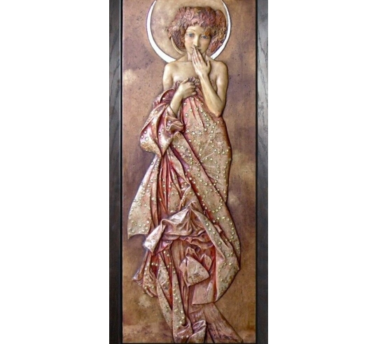 Tableau en relief les Étoiles,  Clair de lune...