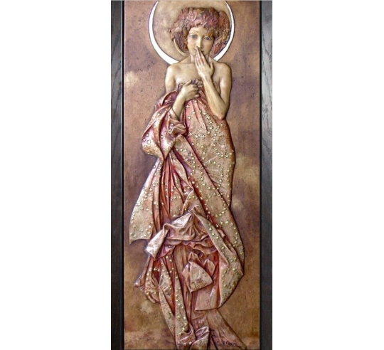 Tableau en relief les Étoiles,  Clair de lune...