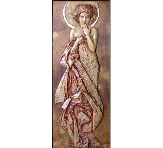 Tableau en relief les Étoiles,  Clair de lune...