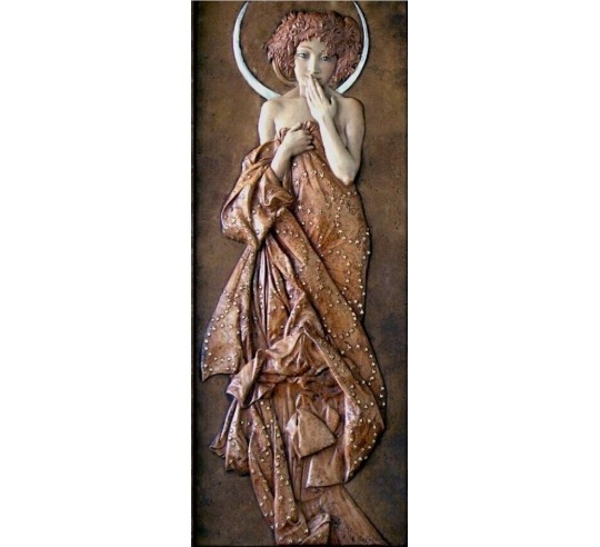 Tableau en relief les Étoiles,  Clair de lune...