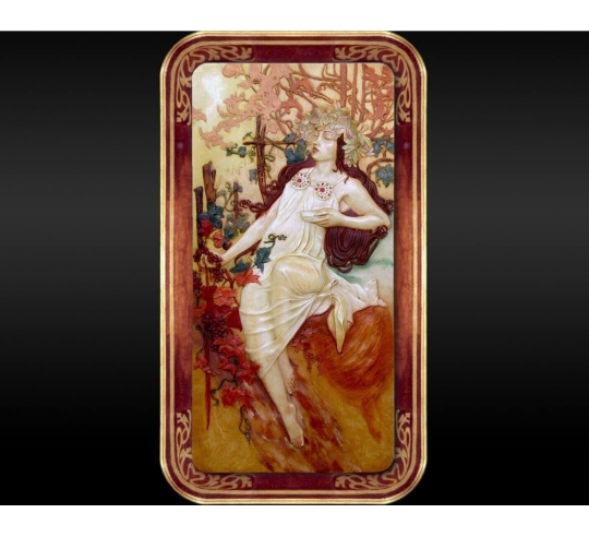 Relief painting The seasons, autumn after...