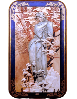 Cuadro en relieve Las Estaciones, Invierno según Alphons...