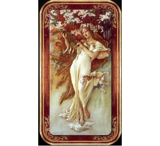 Tableau en relief Les saisons le printemps...