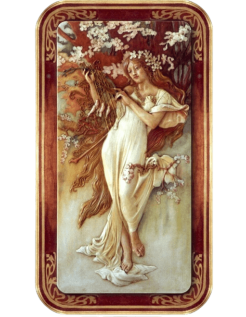 Cuadro en relieve Las estaciones, primavera según Alphons...