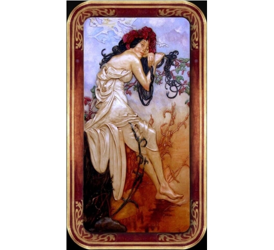Relief painting The Four Seasons, Summer after...