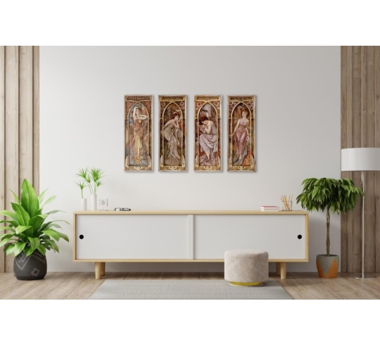 Tableau en relief Les heures du jour, Repos de...