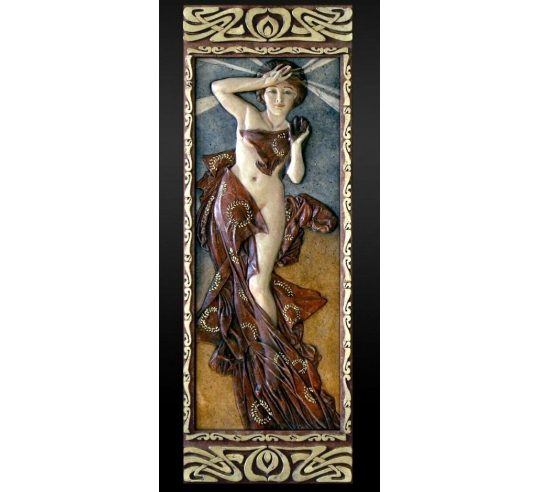 Tableau en relief La Lune et les Étoiles,...