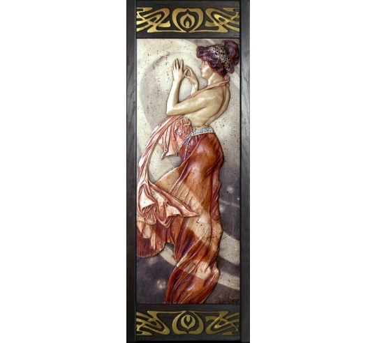 Cuadro en relieve La Luna y las Estrellas,...