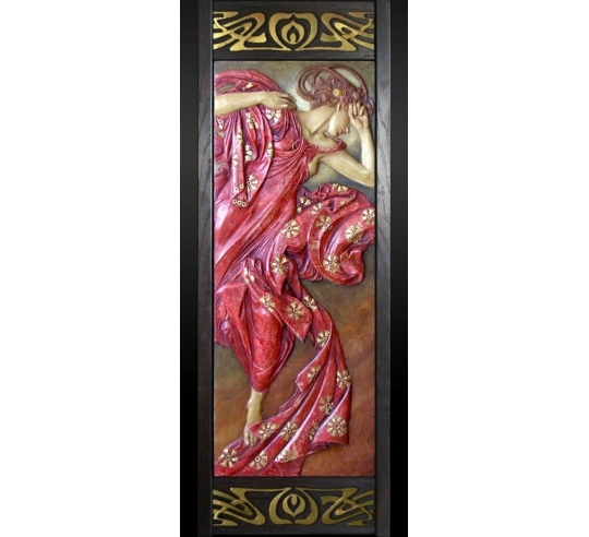 Relief painting The Moon and Stars, Evening...