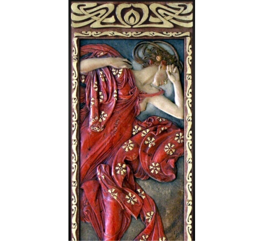 Cuadro en relieve La luna y las estrellas,...